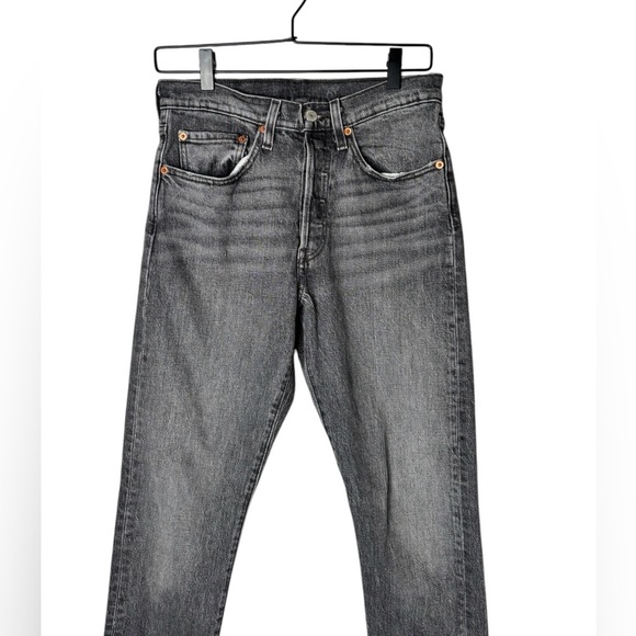 Levi’s Premium 501 Skinny Jeans in Coal Black size 26 - Picture 4 of 10